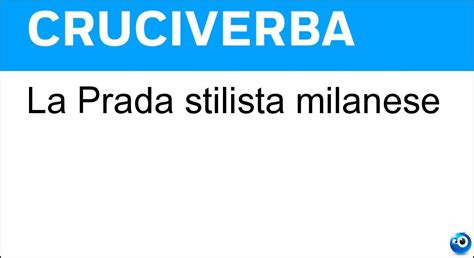 prada moda cruciverba